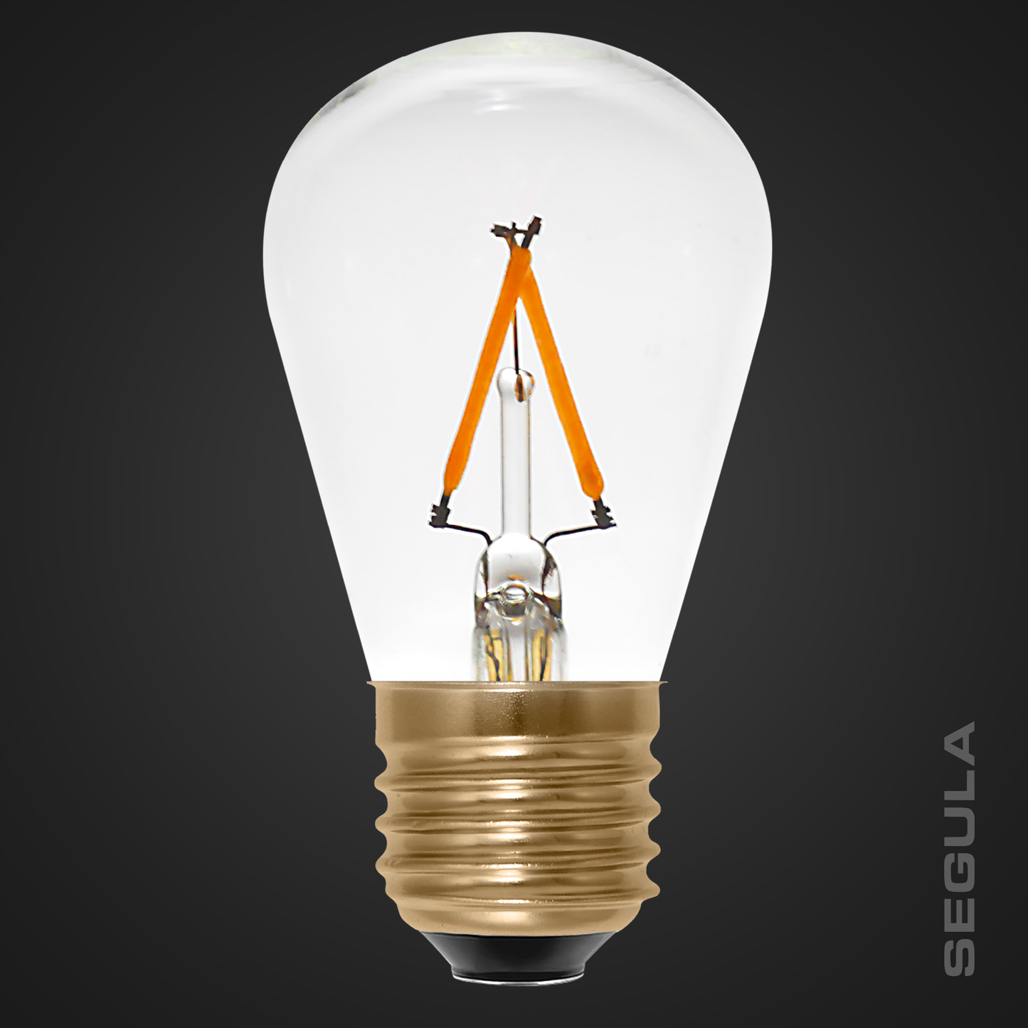 LED Žarnica SEGULA Rustika Mala Prozorna 24V