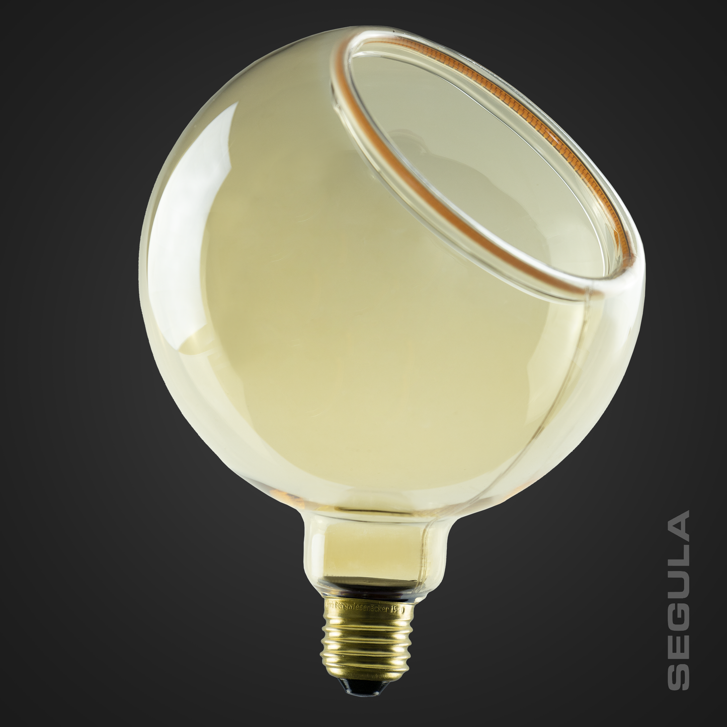 LED Žarnica SEGULA Floating Globus 150 Zlata 45°