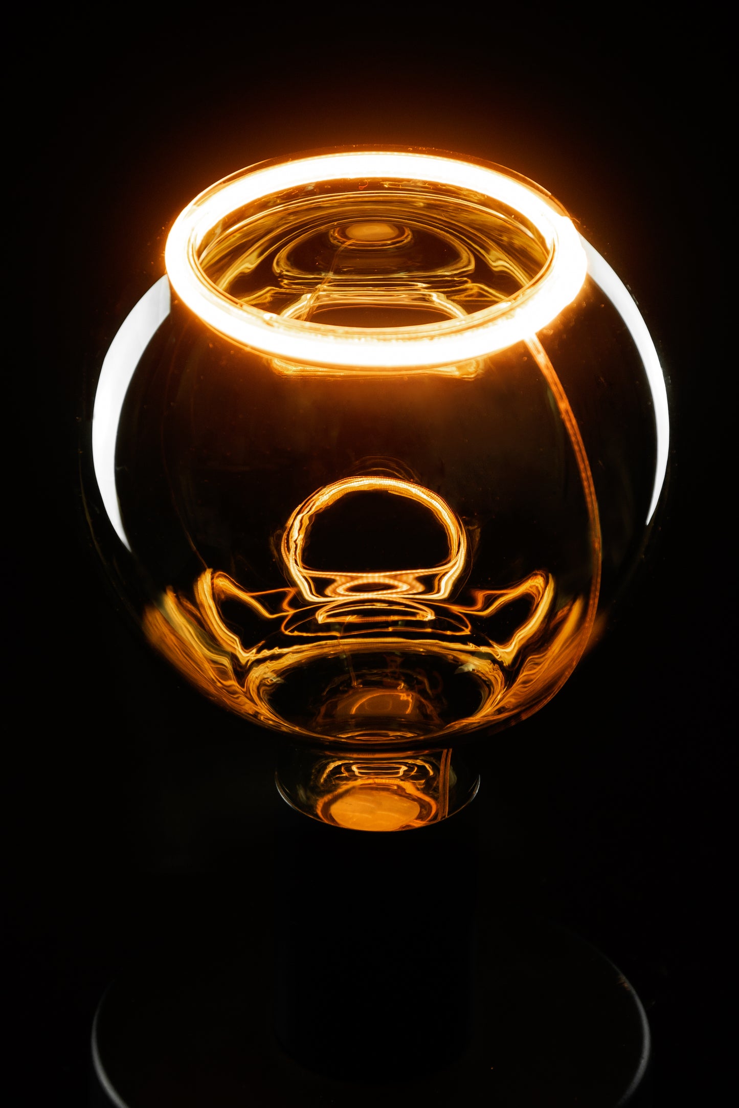 LED Žarnica SEGULA Floating Globus 125 Smokey Siva
