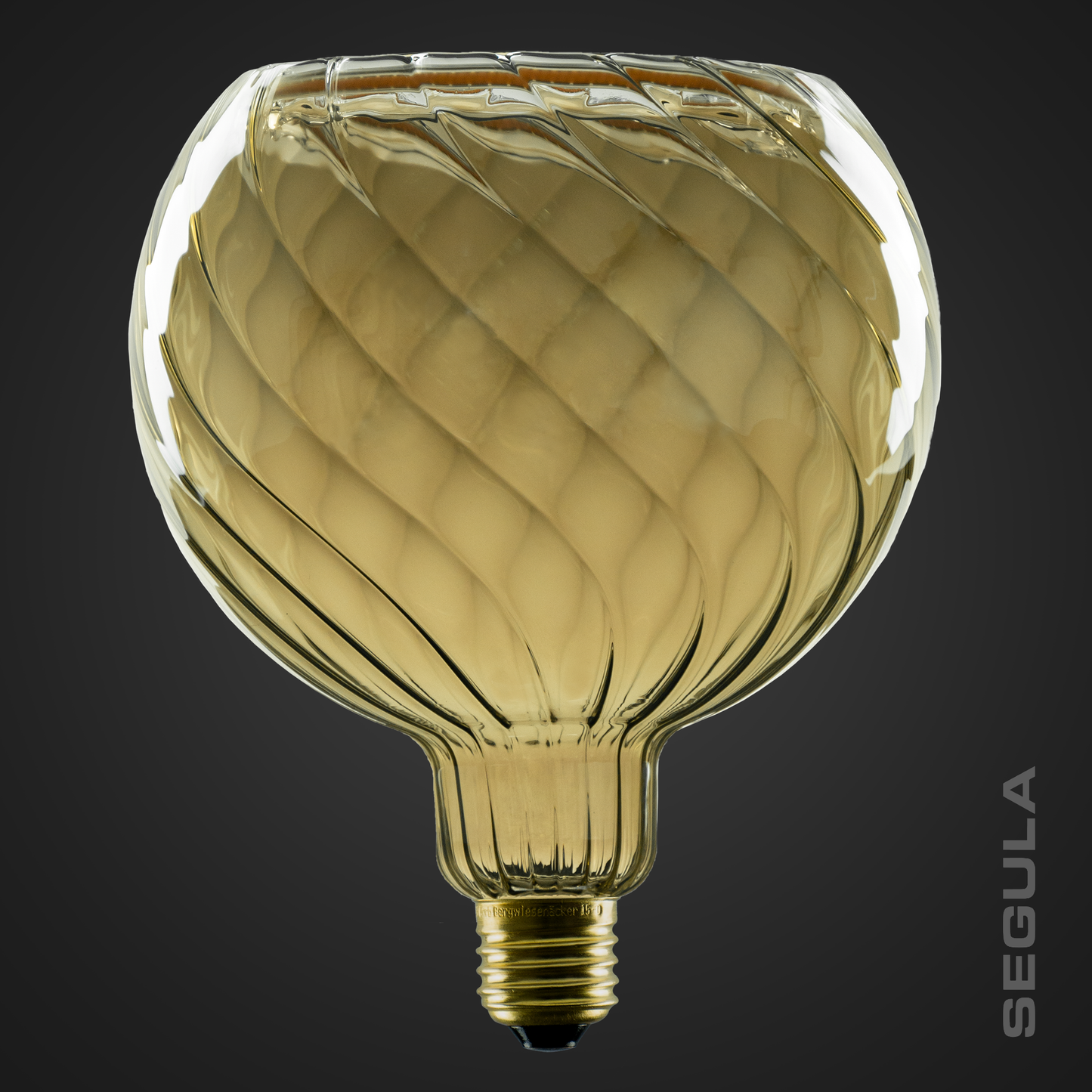 LED Žarnica SEGULA Floating Globus 150 Zavita Smokey Siva