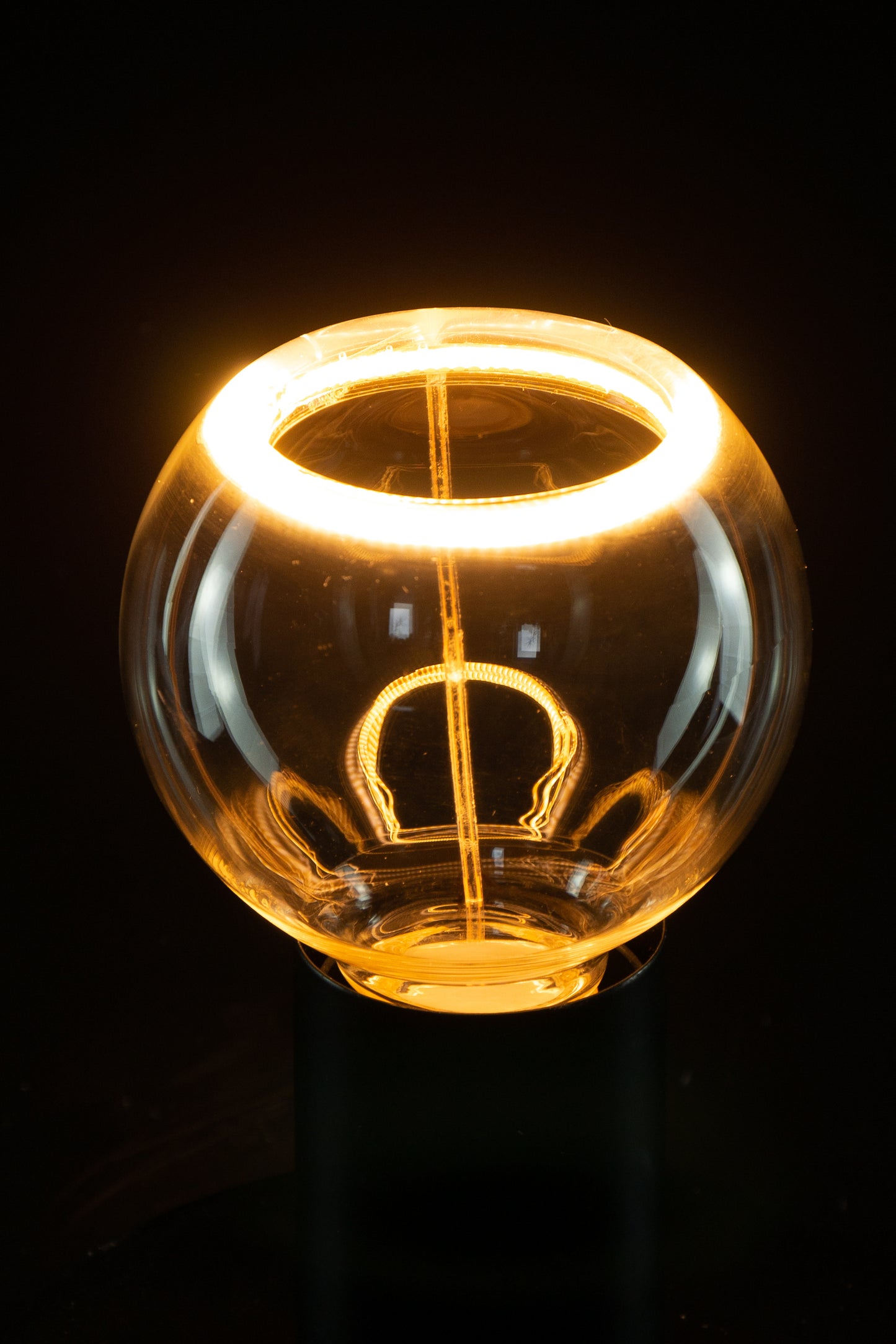 LED Žarnica SEGULA Floating Globus 80 Prozorna