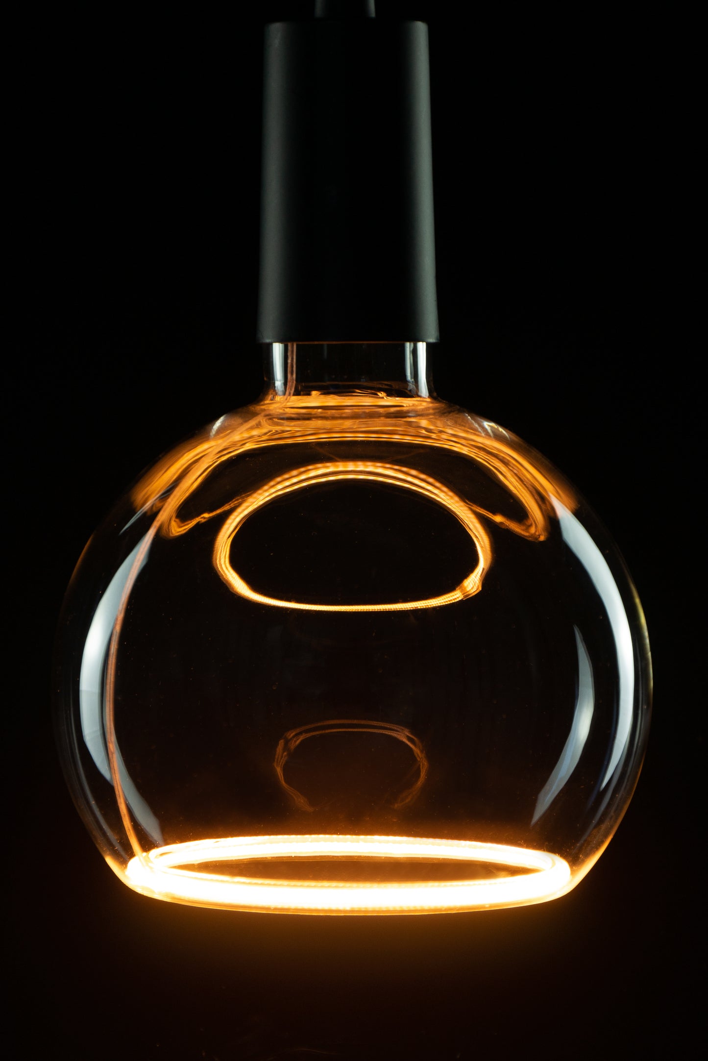 LED Žarnica SEGULA Floating Globus 150 Smokey Siva