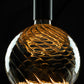 LED Žarnica SEGULA Floating Globus 200 Zavita Smokey Siva