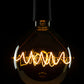 LED Žarnica SEGULA Globus 150 Zavita Smokey Siva