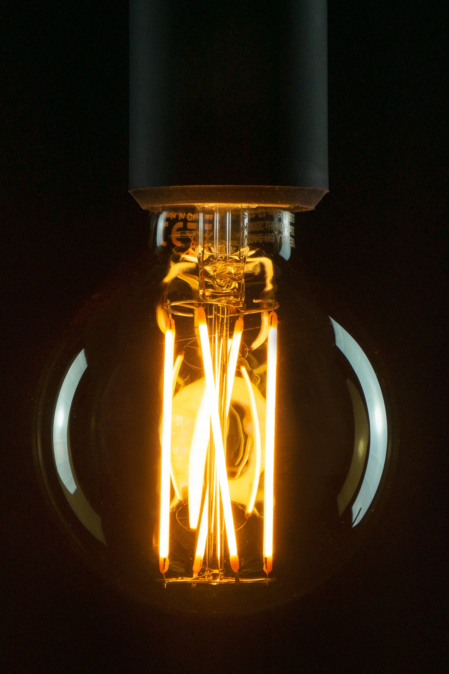LED Žarnica SEGULA Globus 80 Smokey Siva