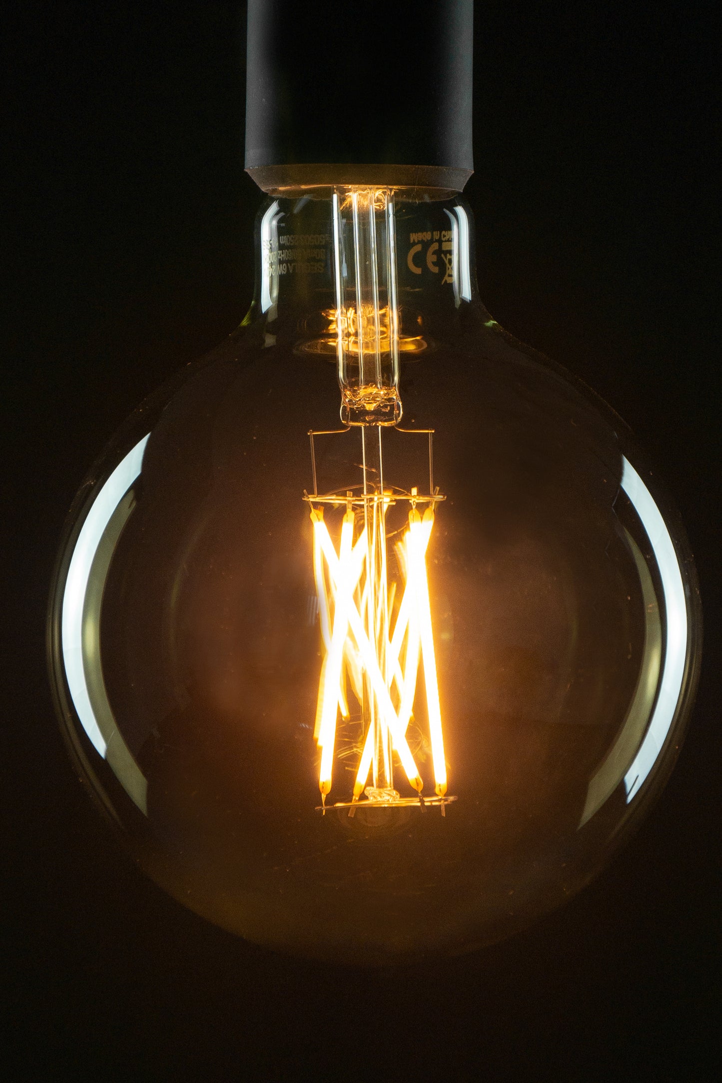 LED Žarnica SEGULA Globus 125 Smokey Siva